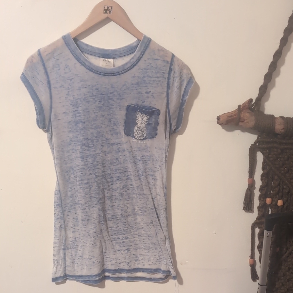 5 For $15 Pineapple Burnout Cocoa Beach T-shirt